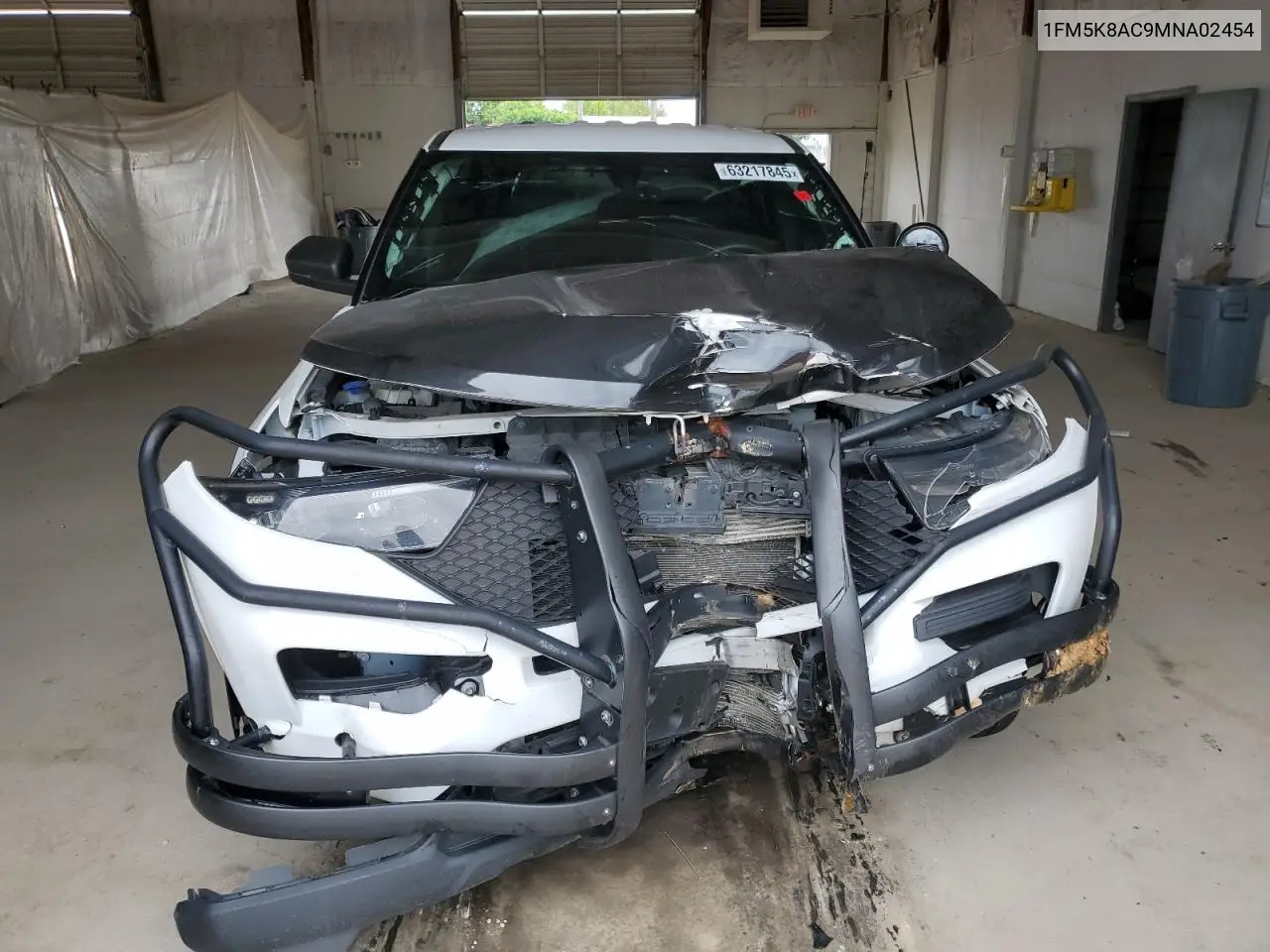2021 Ford Explorer Police Interceptor VIN: 1FM5K8AC9MNA02454 Lot: 63217845