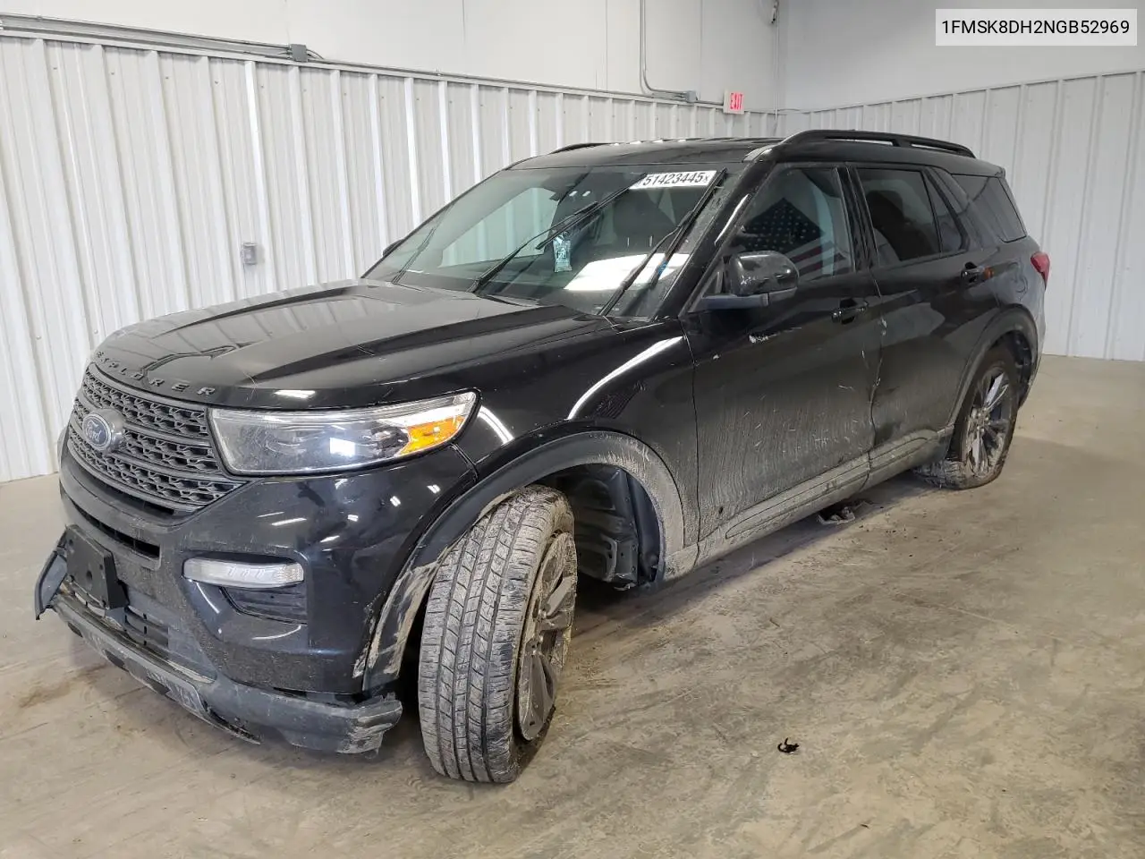 2022 Ford Explorer Xlt VIN: 1FMSK8DH2NGB52969 Lot: 51423445
