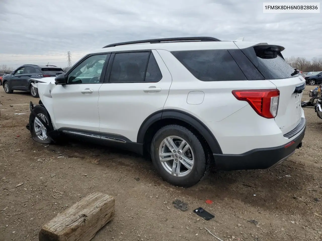 2022 Ford Explorer Xlt VIN: 1FMSK8DH6NGB28836 Lot: 53517375