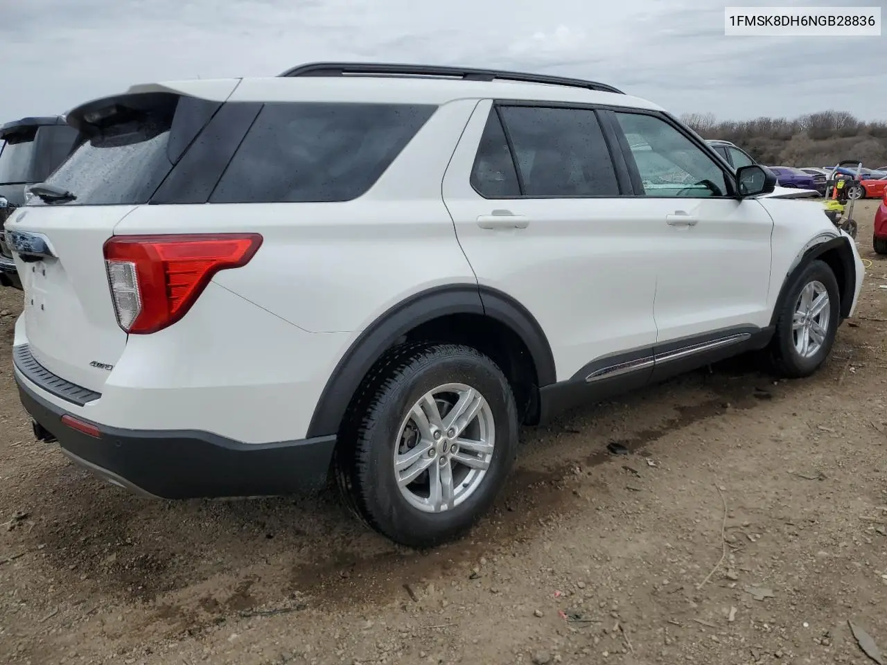 2022 Ford Explorer Xlt VIN: 1FMSK8DH6NGB28836 Lot: 53517375