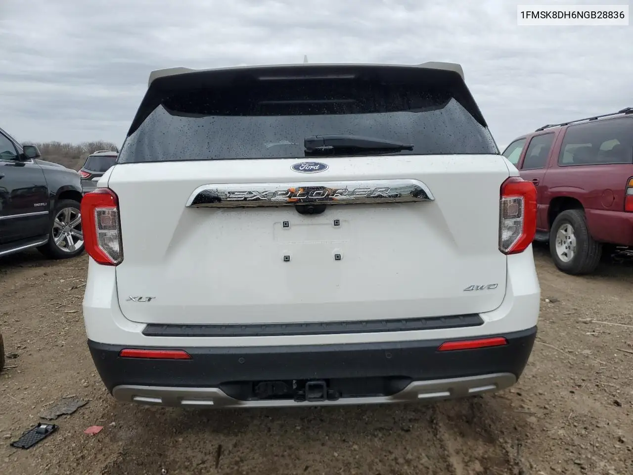 2022 Ford Explorer Xlt VIN: 1FMSK8DH6NGB28836 Lot: 53517375