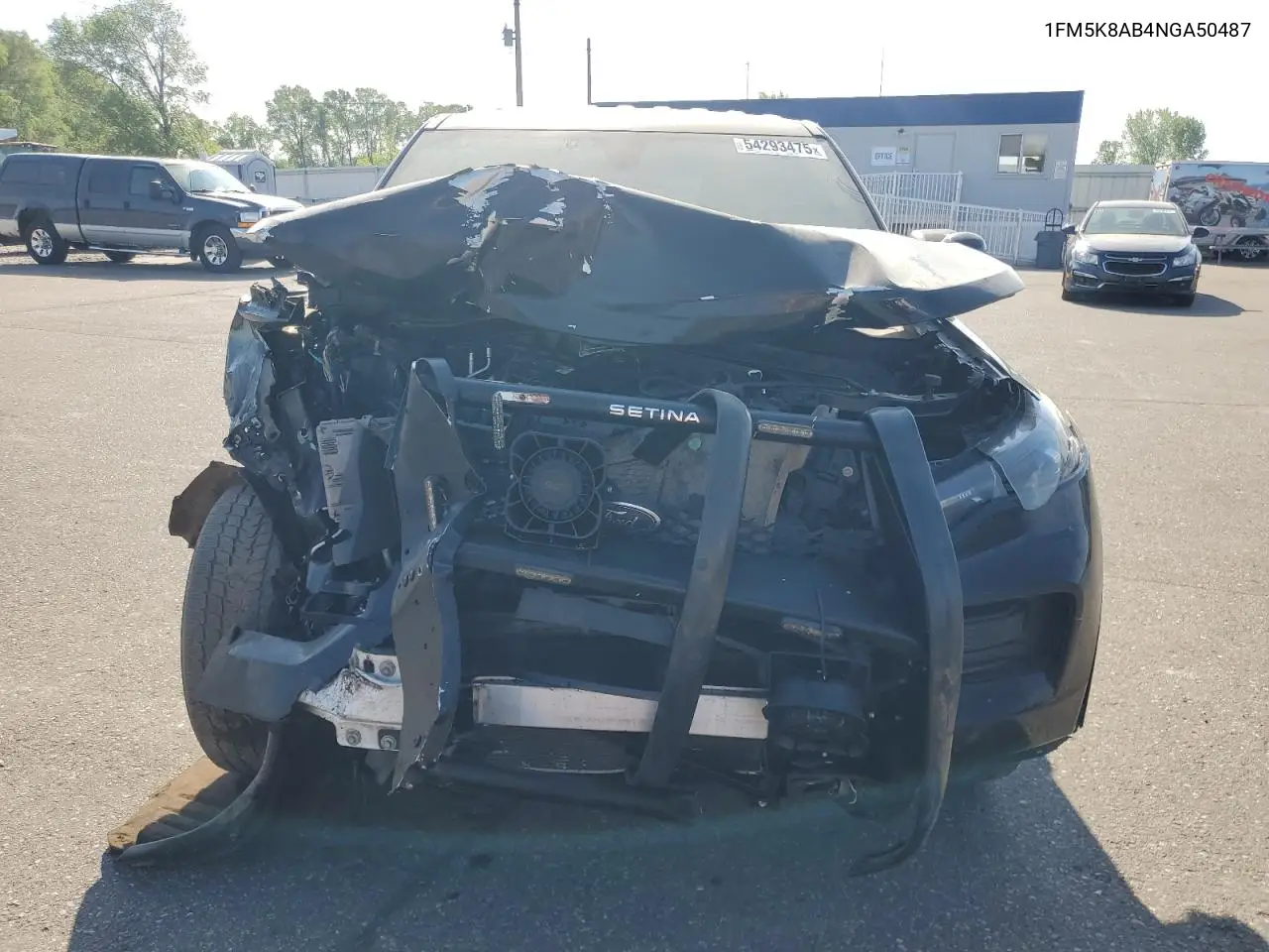 2022 Ford Explorer Police Interceptor VIN: 1FM5K8AB4NGA50487 Lot: 54293475