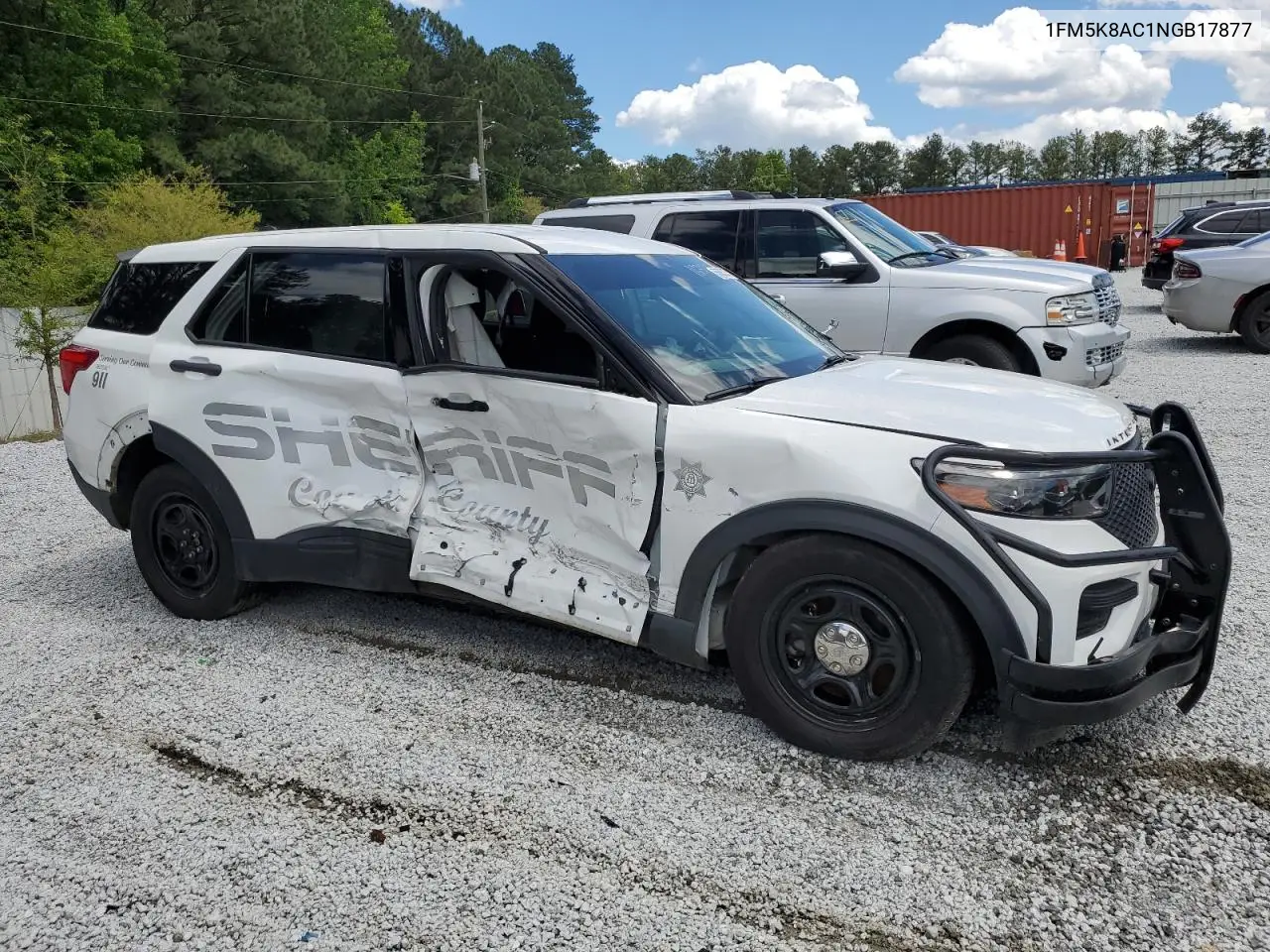 2022 Ford Explorer Police Interceptor VIN: 1FM5K8AC1NGB17877 Lot: 55605335