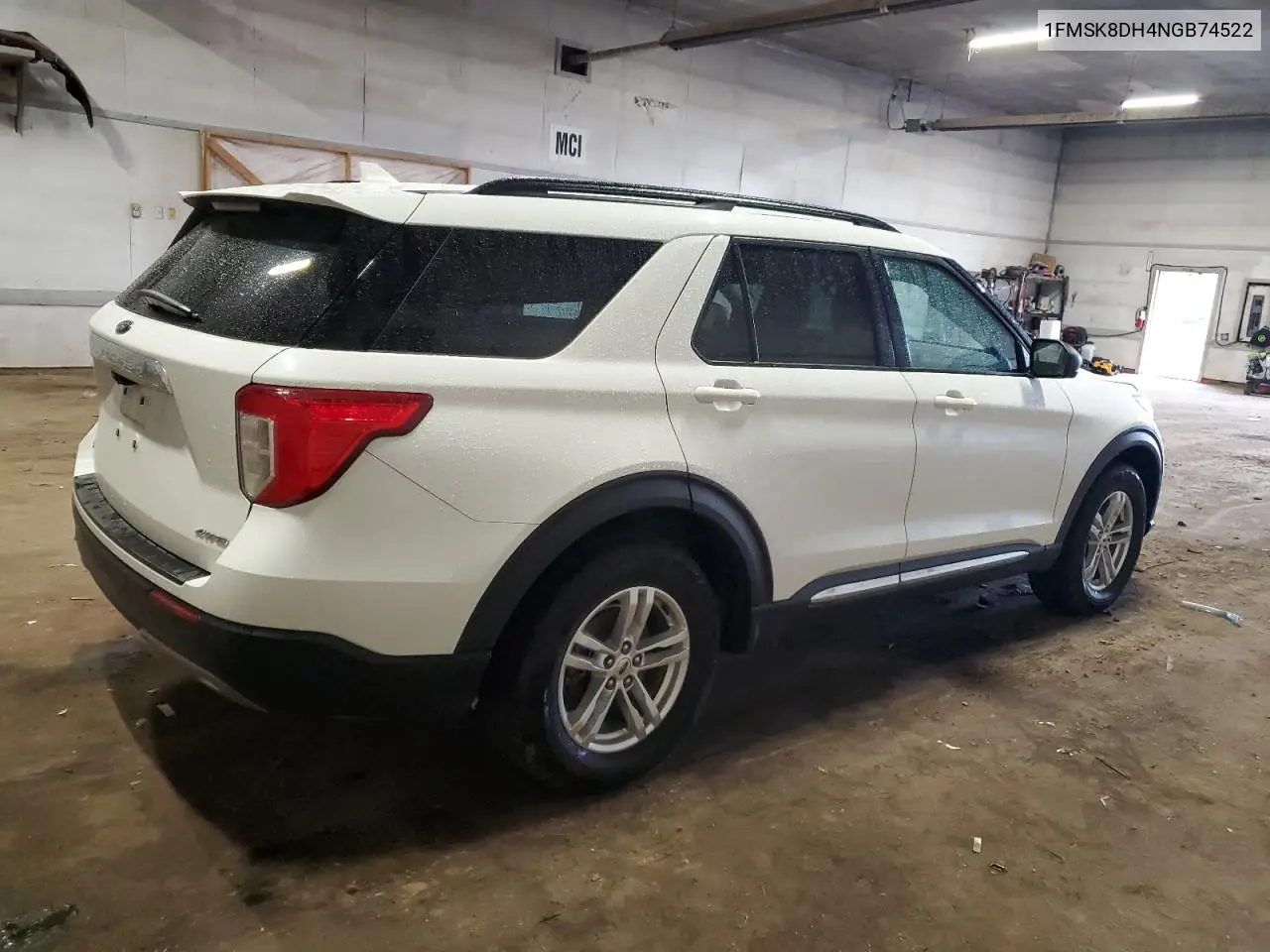 2022 Ford Explorer Xlt VIN: 1FMSK8DH4NGB74522 Lot: 56108585