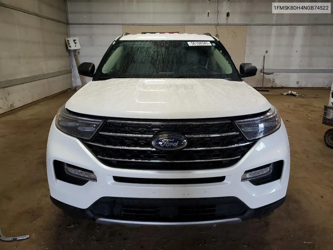 2022 Ford Explorer Xlt VIN: 1FMSK8DH4NGB74522 Lot: 56108585