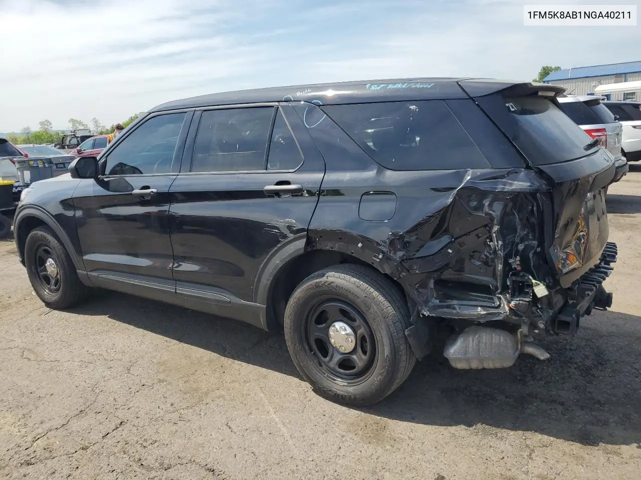 2022 Ford Explorer Police Interceptor VIN: 1FM5K8AB1NGA40211 Lot: 56632435