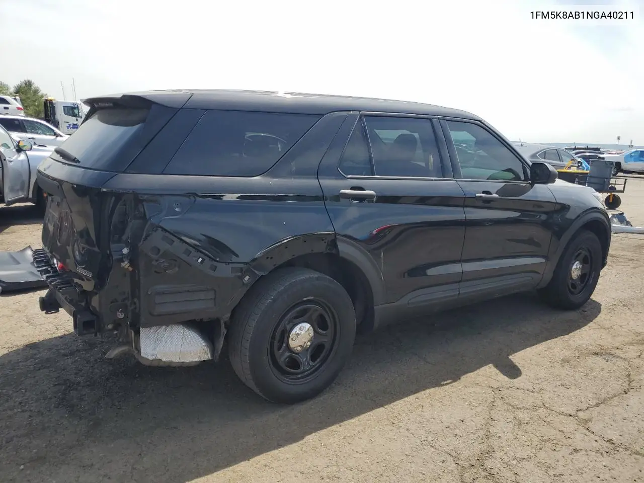 2022 Ford Explorer Police Interceptor VIN: 1FM5K8AB1NGA40211 Lot: 56632435