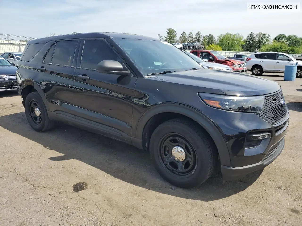 2022 Ford Explorer Police Interceptor VIN: 1FM5K8AB1NGA40211 Lot: 56632435