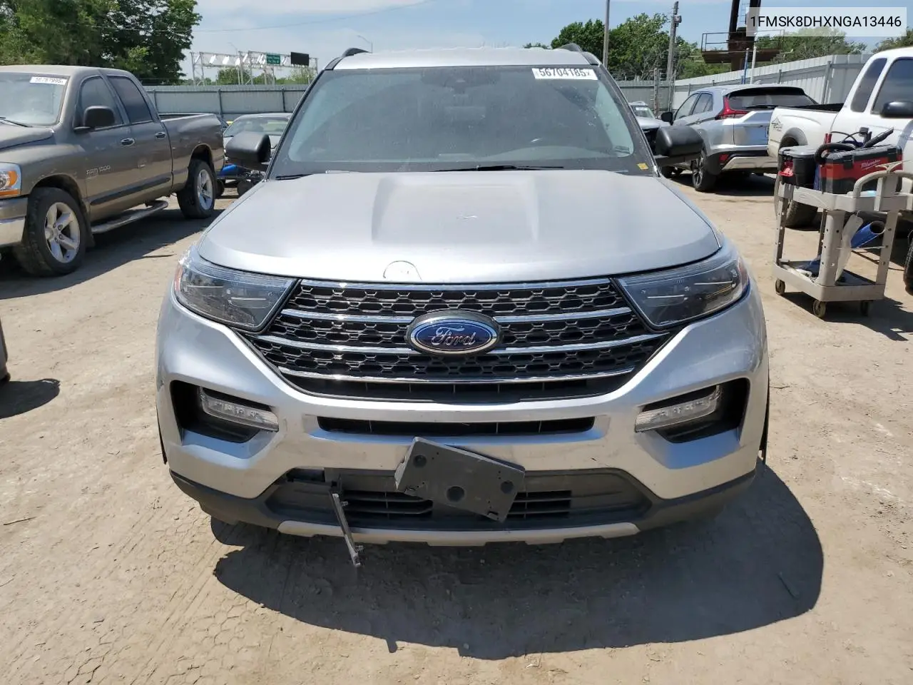 2022 Ford Explorer Xlt VIN: 1FMSK8DHXNGA13446 Lot: 56704185