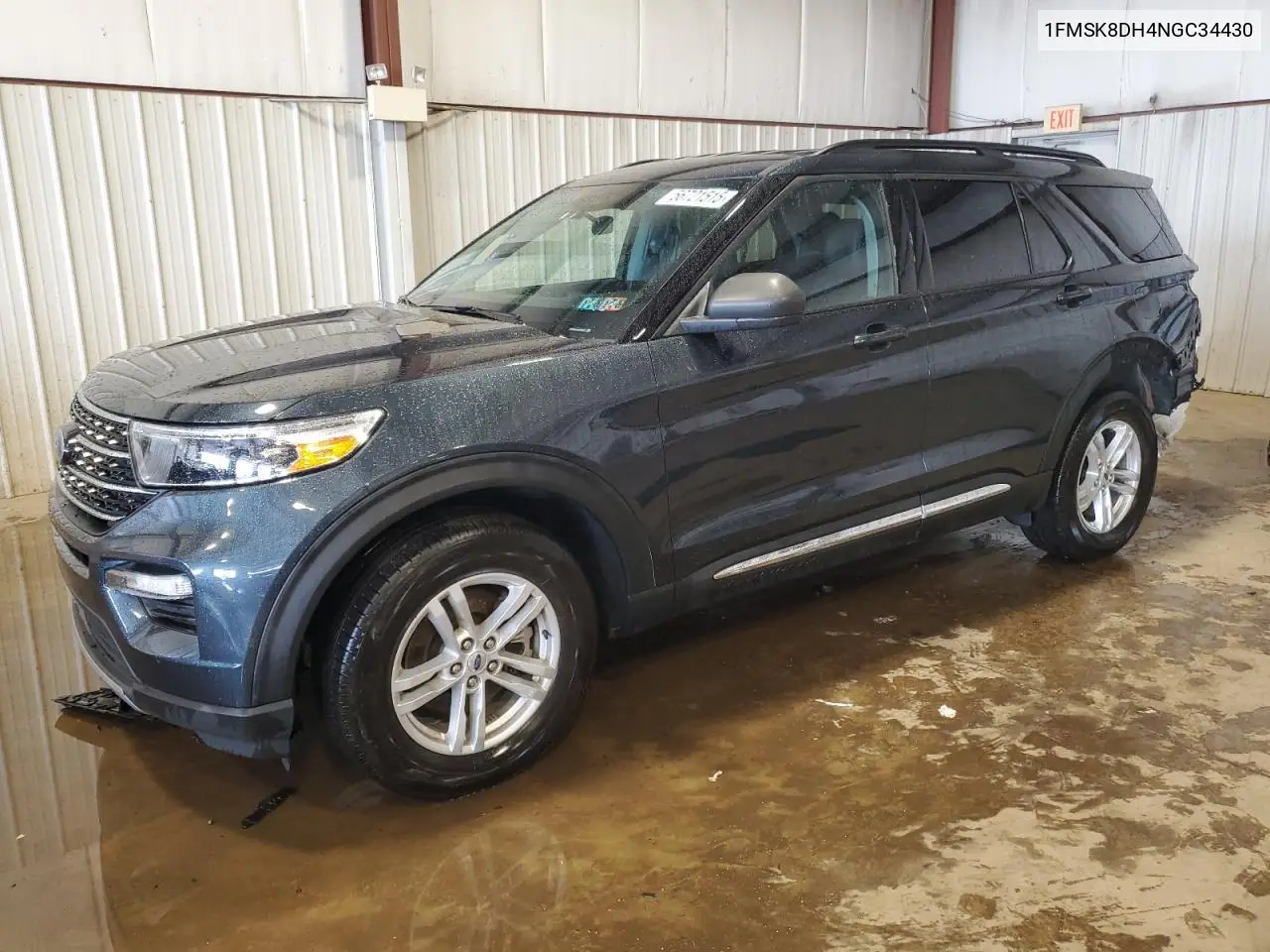 2022 Ford Explorer Xlt VIN: 1FMSK8DH4NGC34430 Lot: 56721515