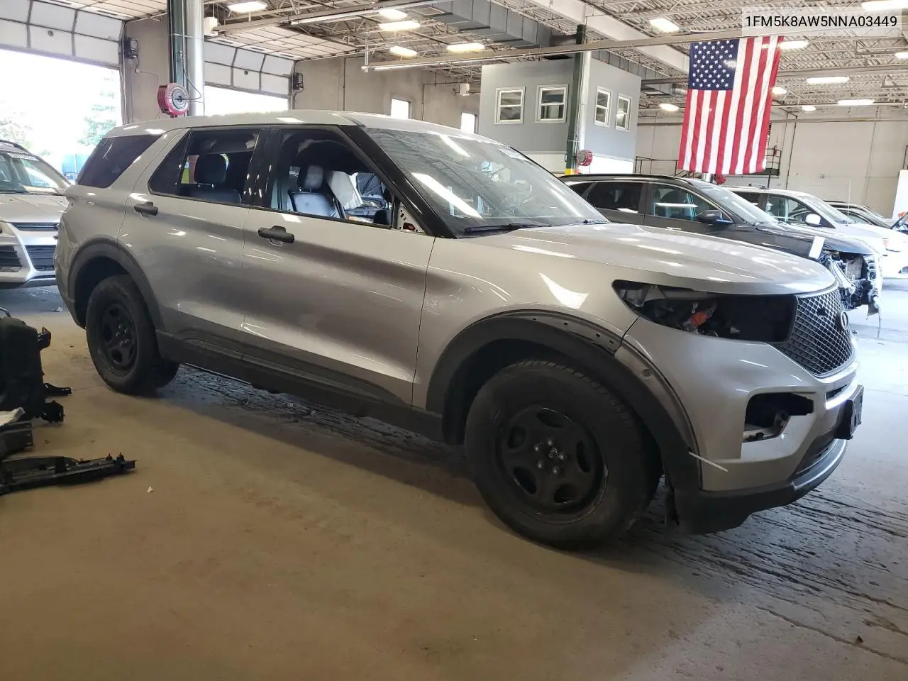 2022 Ford Explorer Police Interceptor VIN: 1FM5K8AW5NNA03449 Lot: 56903895
