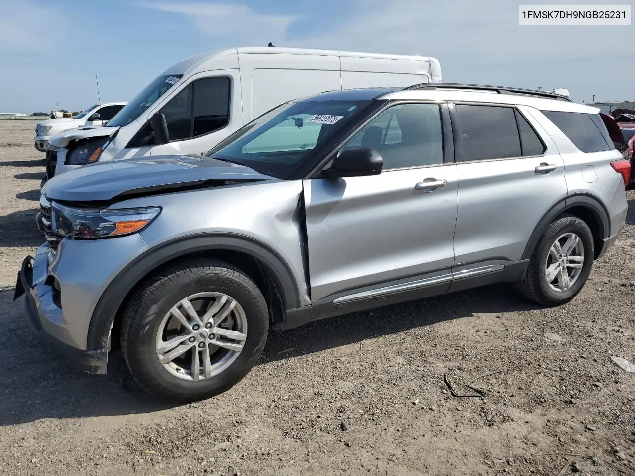 2022 Ford Explorer Xlt VIN: 1FMSK7DH9NGB25231 Lot: 56919975