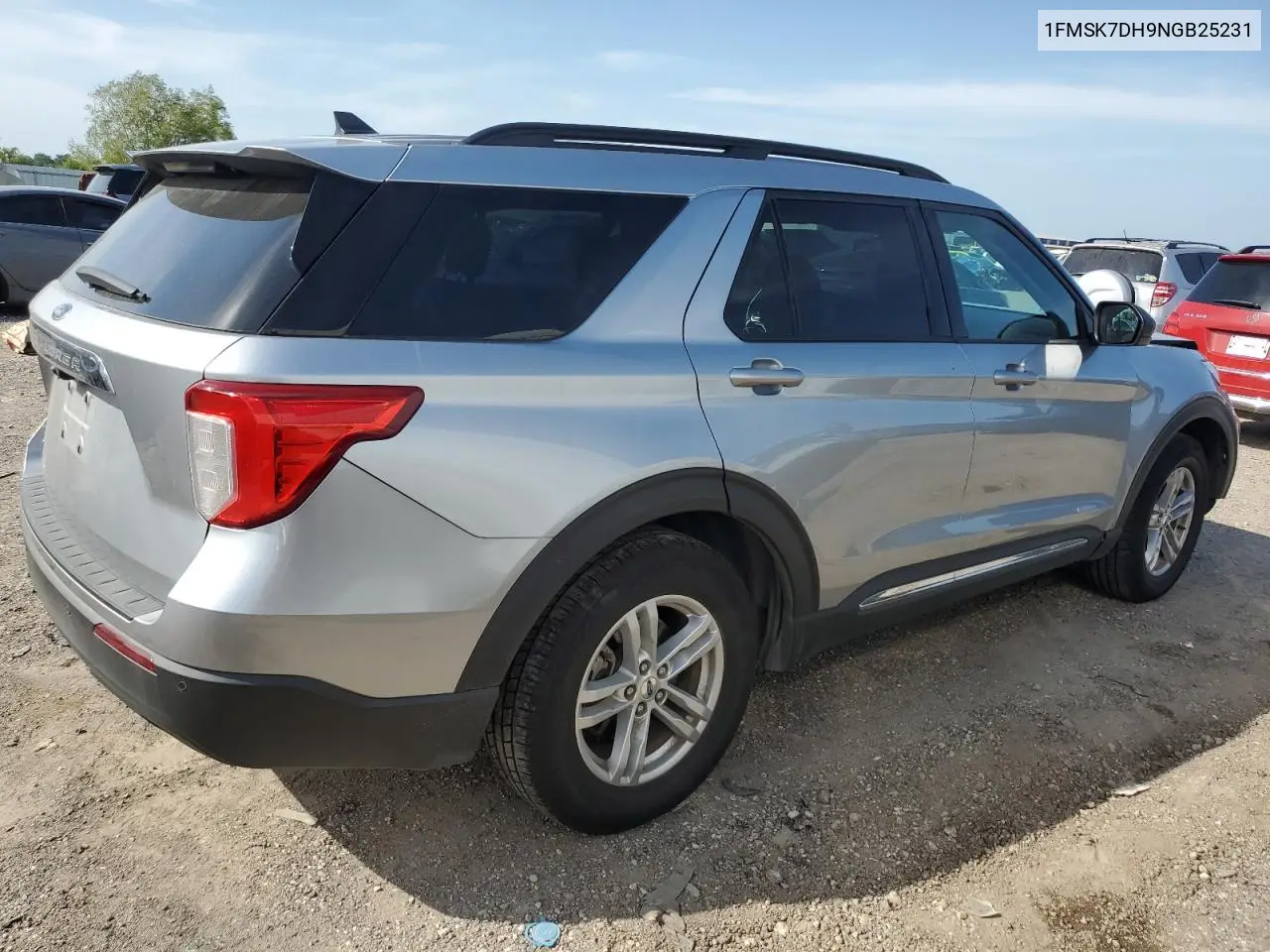 2022 Ford Explorer Xlt VIN: 1FMSK7DH9NGB25231 Lot: 56919975