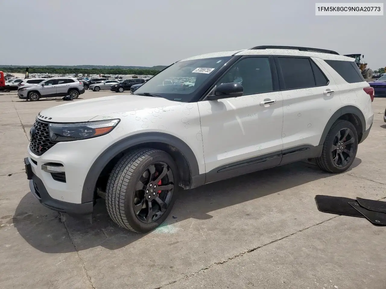 2022 Ford Explorer St VIN: 1FM5K8GC9NGA20773 Lot: 57089755