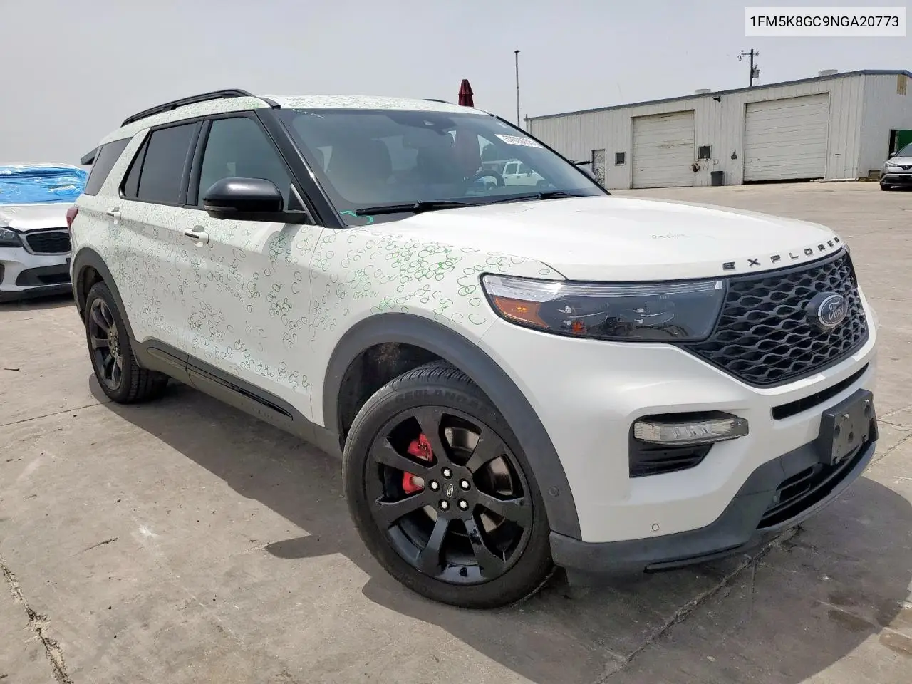 2022 Ford Explorer St VIN: 1FM5K8GC9NGA20773 Lot: 57089755