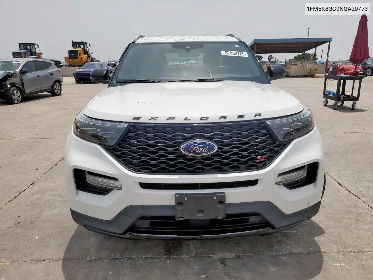 2022 Ford Explorer St VIN: 1FM5K8GC9NGA20773 Lot: 57089755