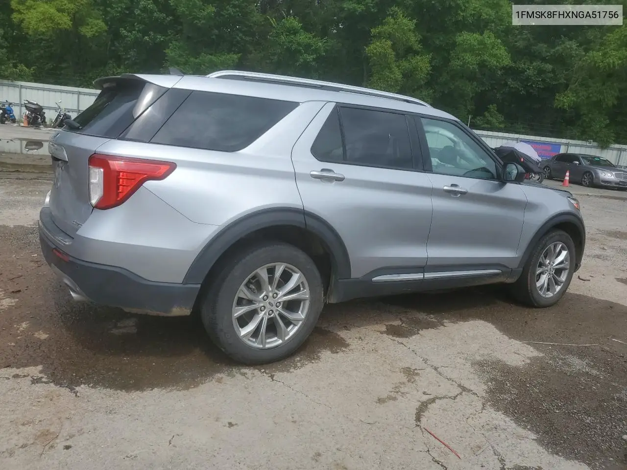 2022 Ford Explorer Limited VIN: 1FMSK8FHXNGA51756 Lot: 58847705
