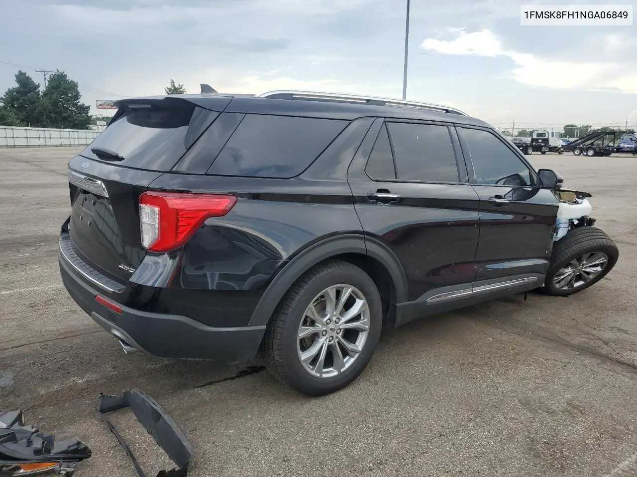 2022 Ford Explorer Limited VIN: 1FMSK8FH1NGA06849 Lot: 62109075