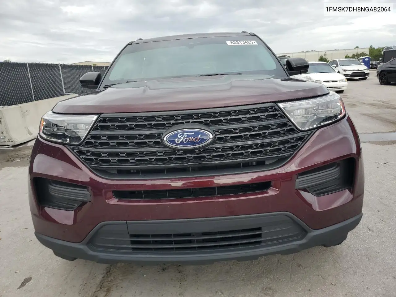 2022 Ford Explorer Xlt VIN: 1FMSK7DH8NGA82064 Lot: 62813425