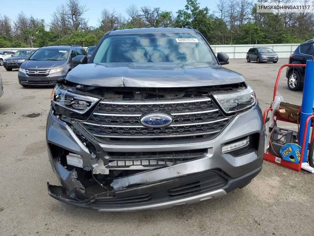 2022 Ford Explorer Xlt VIN: 1FMSK8DH4NGA31117 Lot: 62887015