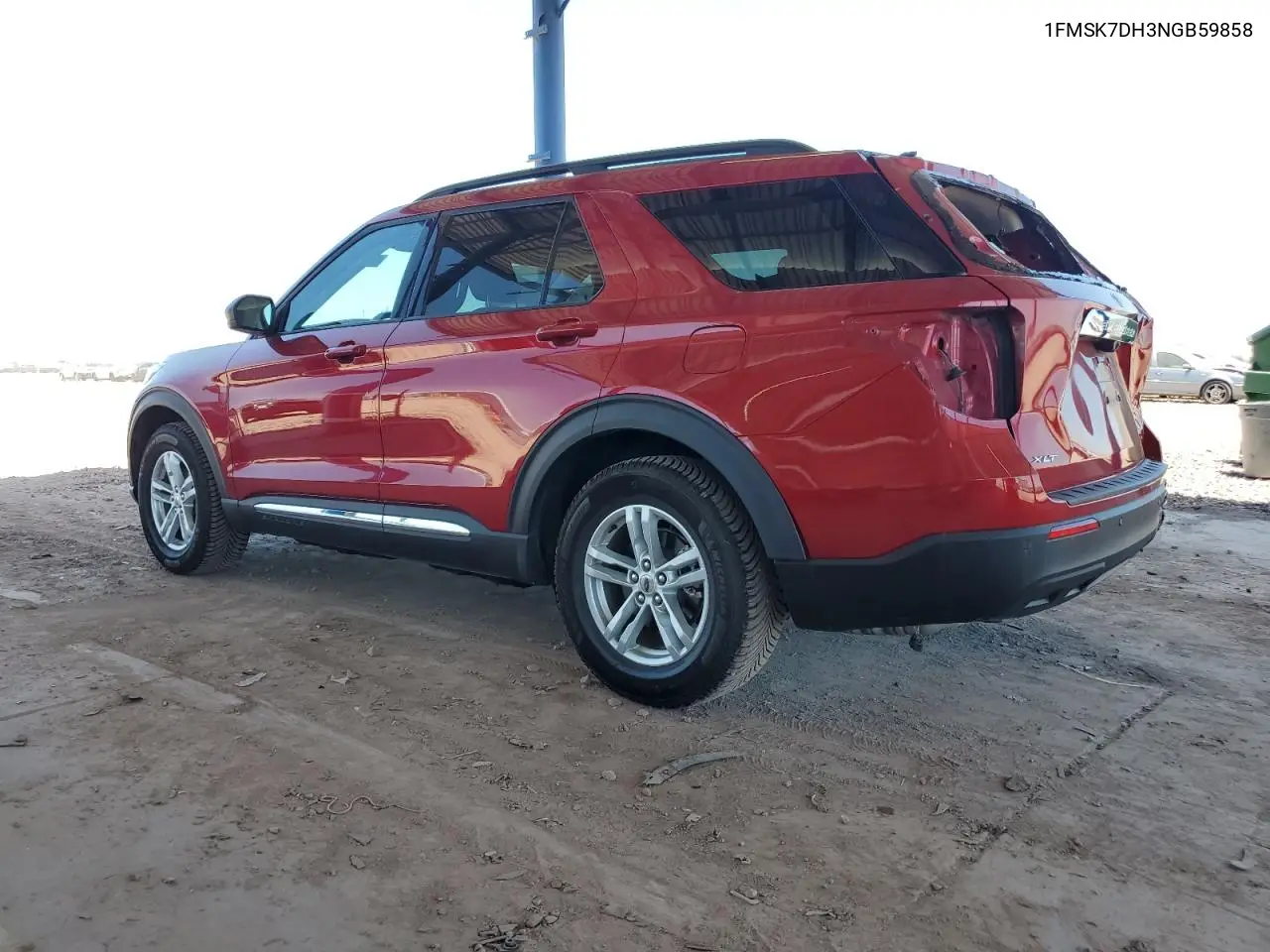 2022 Ford Explorer Xlt VIN: 1FMSK7DH3NGB59858 Lot: 62917555