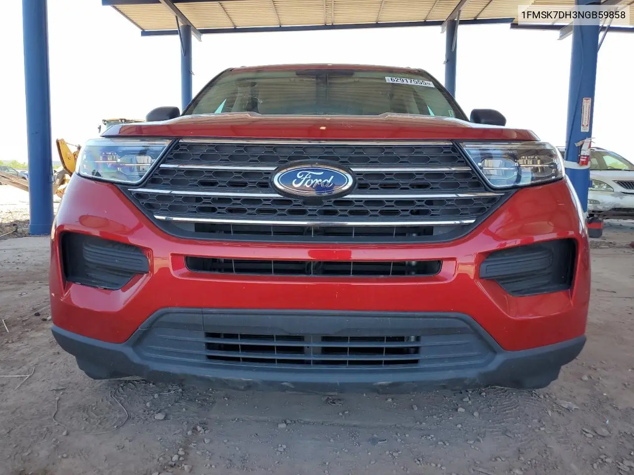 2022 Ford Explorer Xlt VIN: 1FMSK7DH3NGB59858 Lot: 62917555