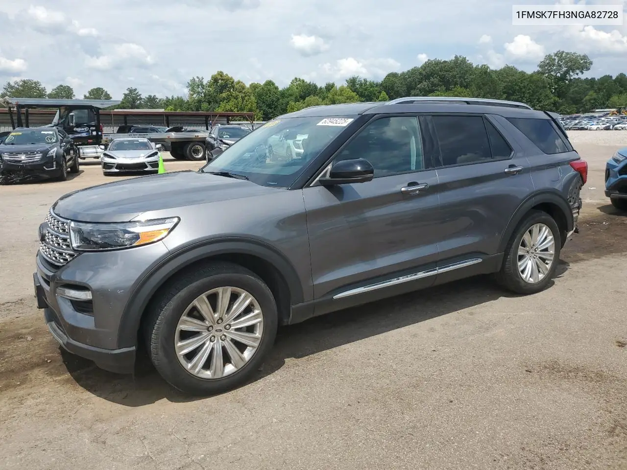 2022 Ford Explorer Limited VIN: 1FMSK7FH3NGA82728 Lot: 62945225