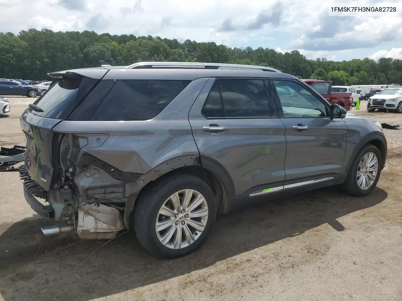 2022 Ford Explorer Limited VIN: 1FMSK7FH3NGA82728 Lot: 62945225