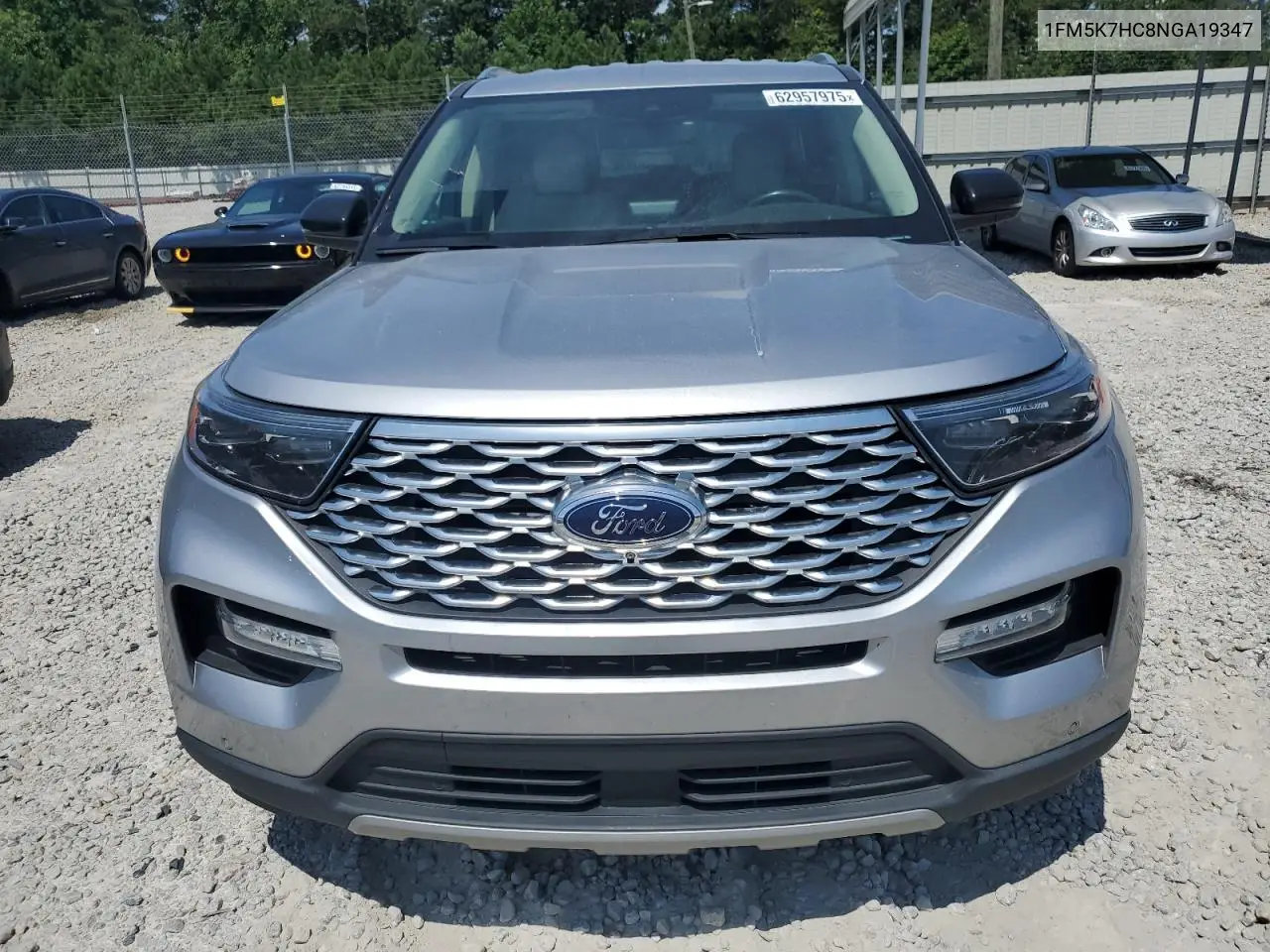 2022 Ford Explorer Platinum VIN: 1FM5K7HC8NGA19347 Lot: 62957975