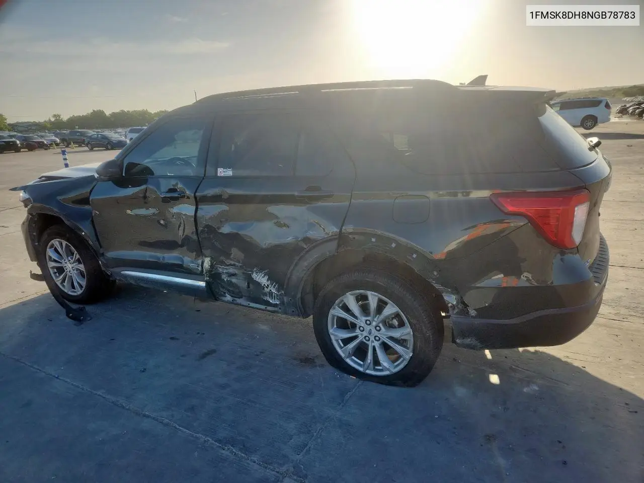 2022 Ford Explorer Xlt VIN: 1FMSK8DH8NGB78783 Lot: 62993795