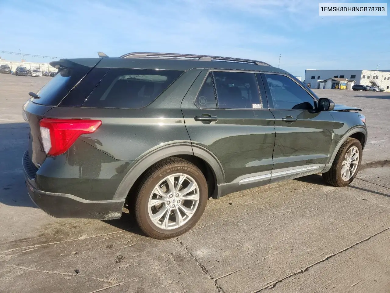 2022 Ford Explorer Xlt VIN: 1FMSK8DH8NGB78783 Lot: 62993795