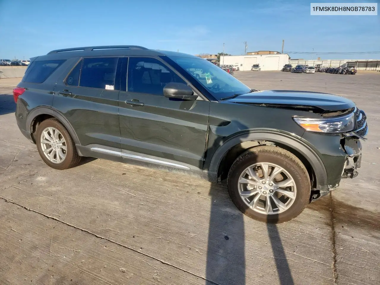 2022 Ford Explorer Xlt VIN: 1FMSK8DH8NGB78783 Lot: 62993795