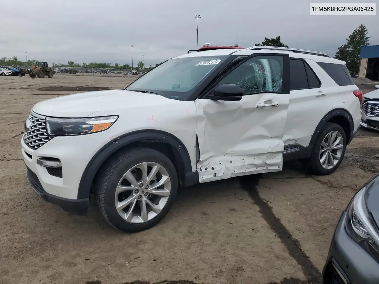 2023 Ford Explorer Platinum VIN: 1FM5K8HC2PGA06425 Lot: 57031375