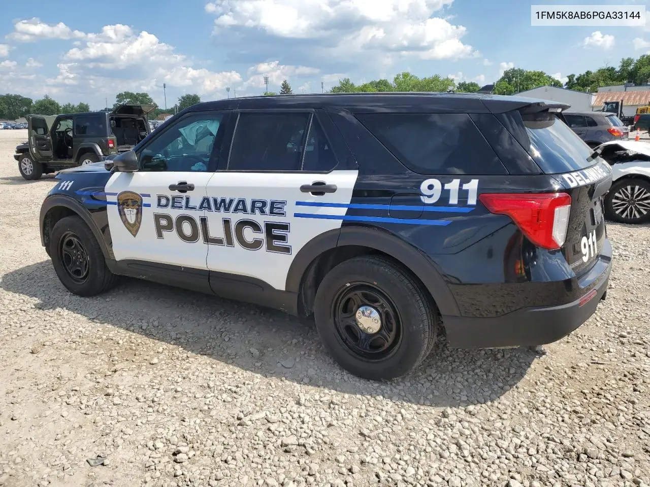 2023 Ford Explorer Police Interceptor VIN: 1FM5K8AB6PGA33144 Lot: 62527275
