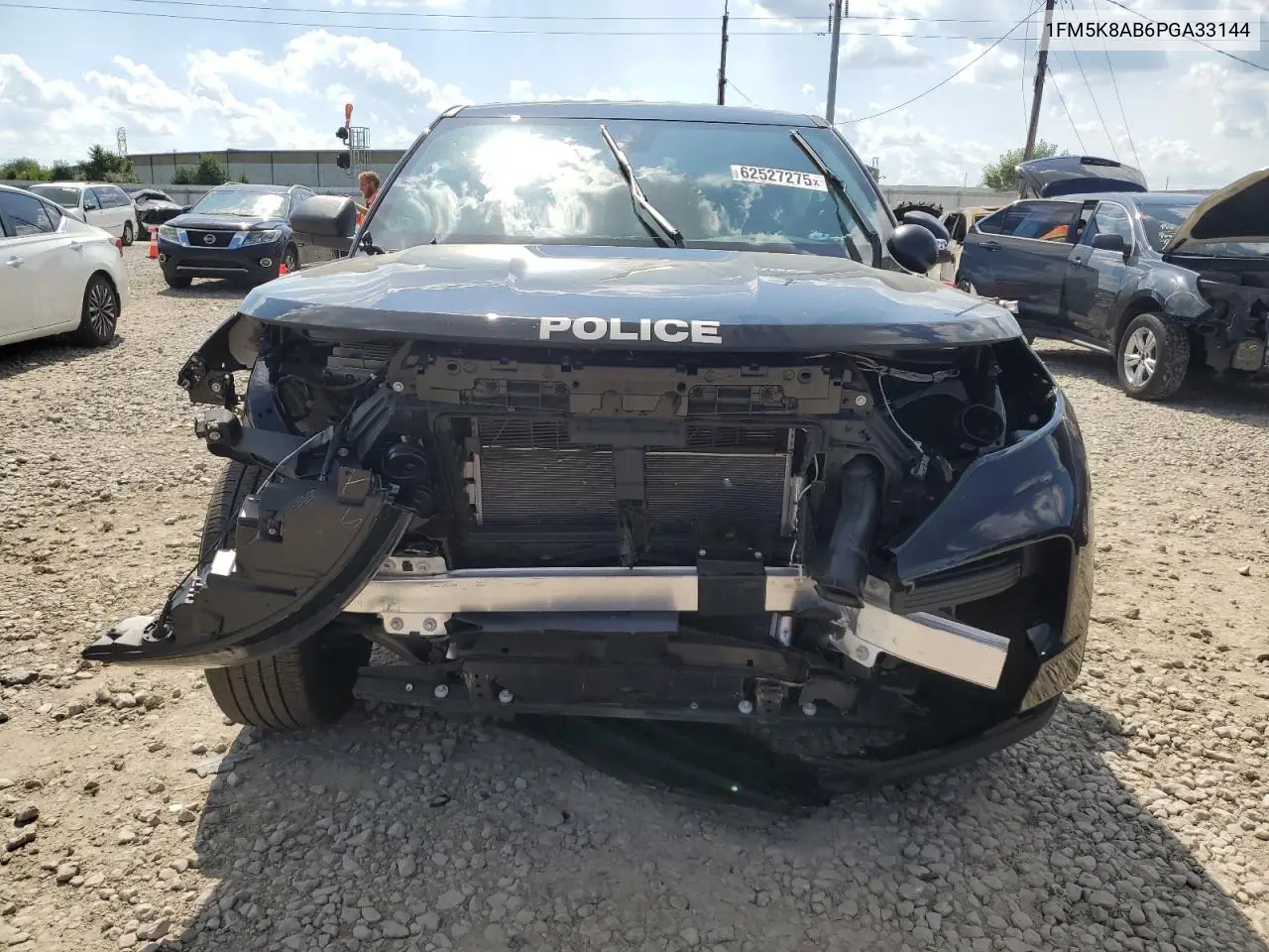 2023 Ford Explorer Police Interceptor VIN: 1FM5K8AB6PGA33144 Lot: 62527275