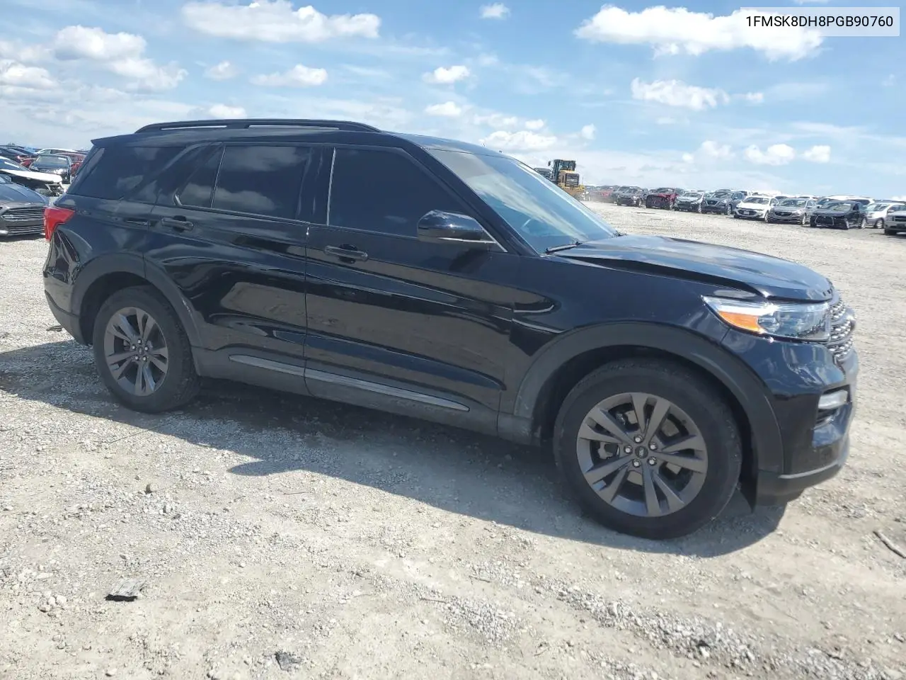 2023 Ford Explorer Xlt VIN: 1FMSK8DH8PGB90760 Lot: 63100665