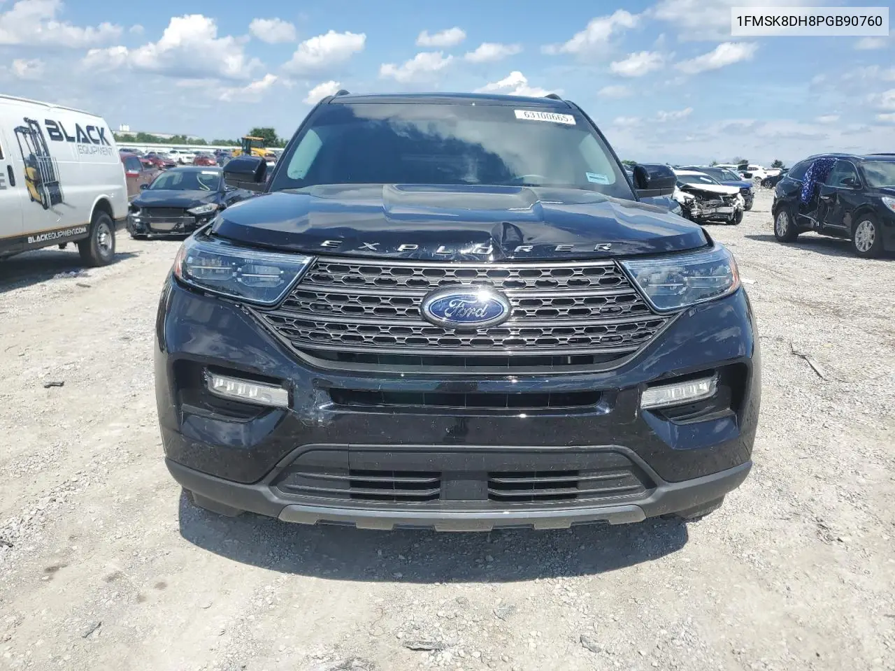 2023 Ford Explorer Xlt VIN: 1FMSK8DH8PGB90760 Lot: 63100665