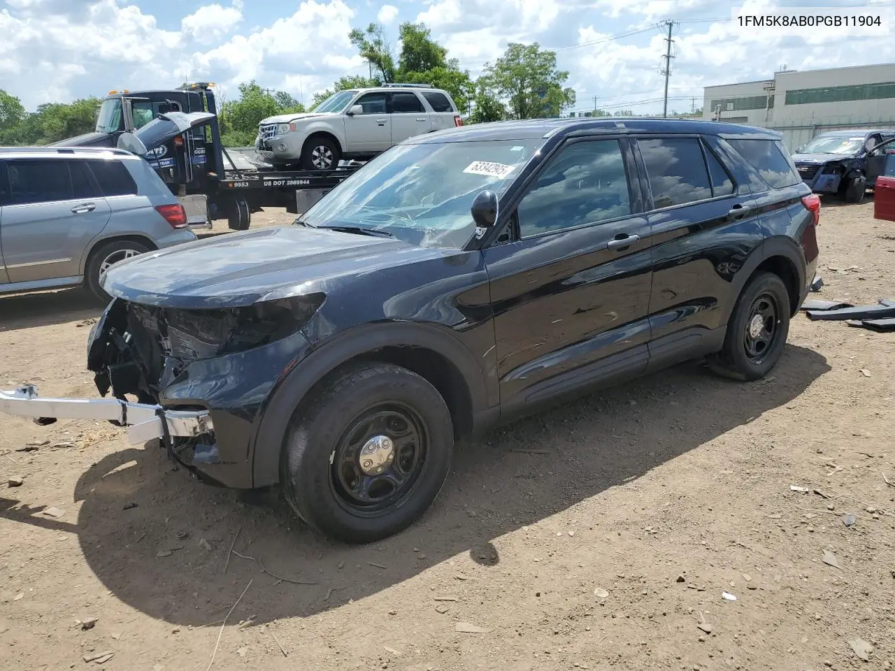 2023 Ford Explorer Police Interceptor VIN: 1FM5K8AB0PGB11904 Lot: 63342905