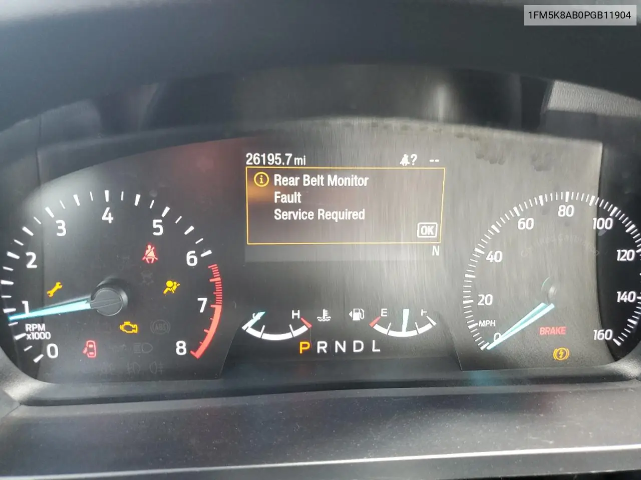 2023 Ford Explorer Police Interceptor VIN: 1FM5K8AB0PGB11904 Lot: 63342905