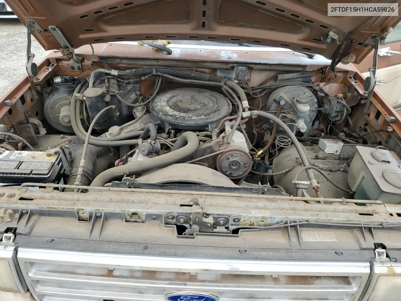 1987 Ford F150 VIN: 2FTDF15H1HCA59826 Lot: 59764455