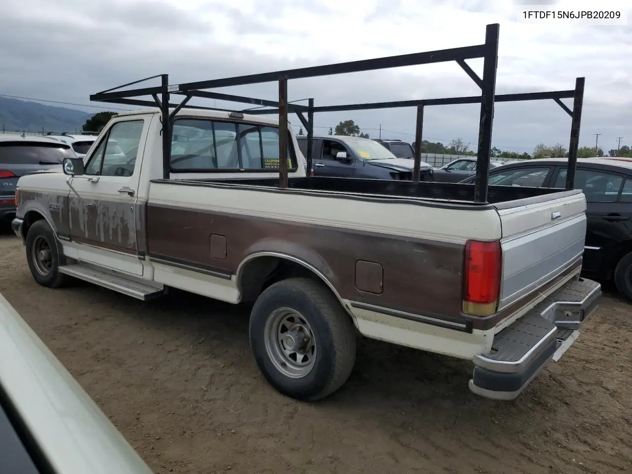 1988 Ford F150 VIN: 1FTDF15N6JPB20209 Lot: 53341205