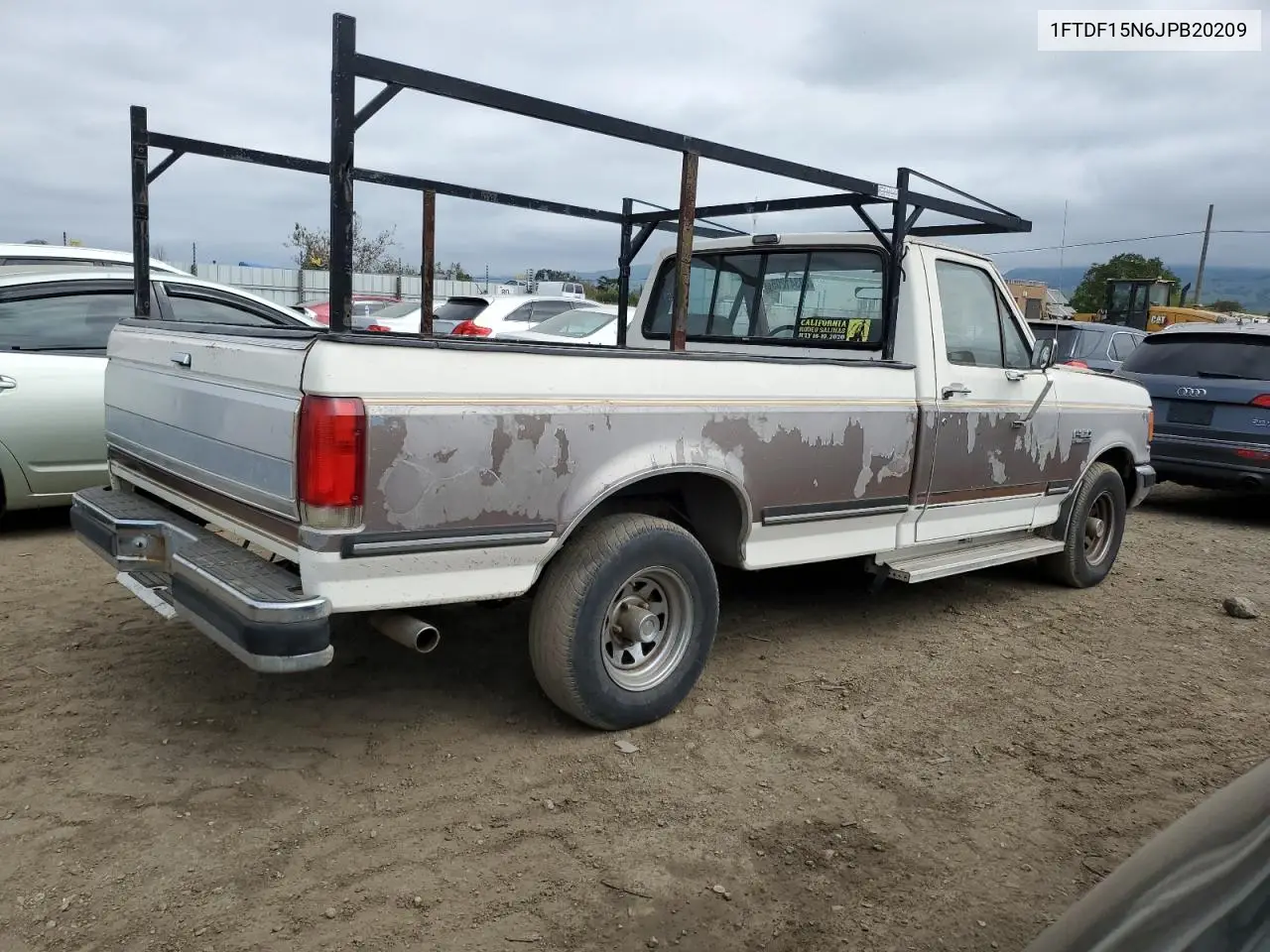1988 Ford F150 VIN: 1FTDF15N6JPB20209 Lot: 53341205