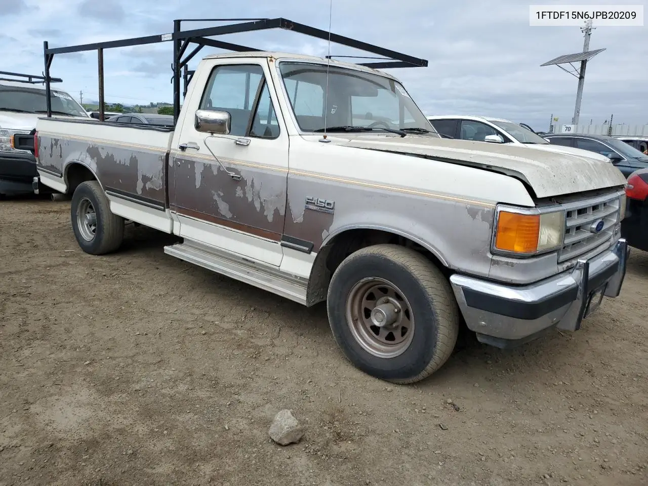 1988 Ford F150 VIN: 1FTDF15N6JPB20209 Lot: 53341205