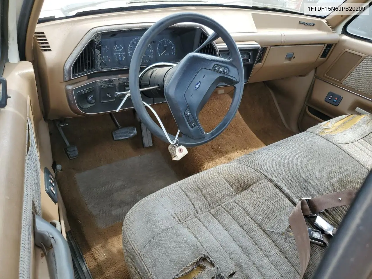 1988 Ford F150 VIN: 1FTDF15N6JPB20209 Lot: 53341205