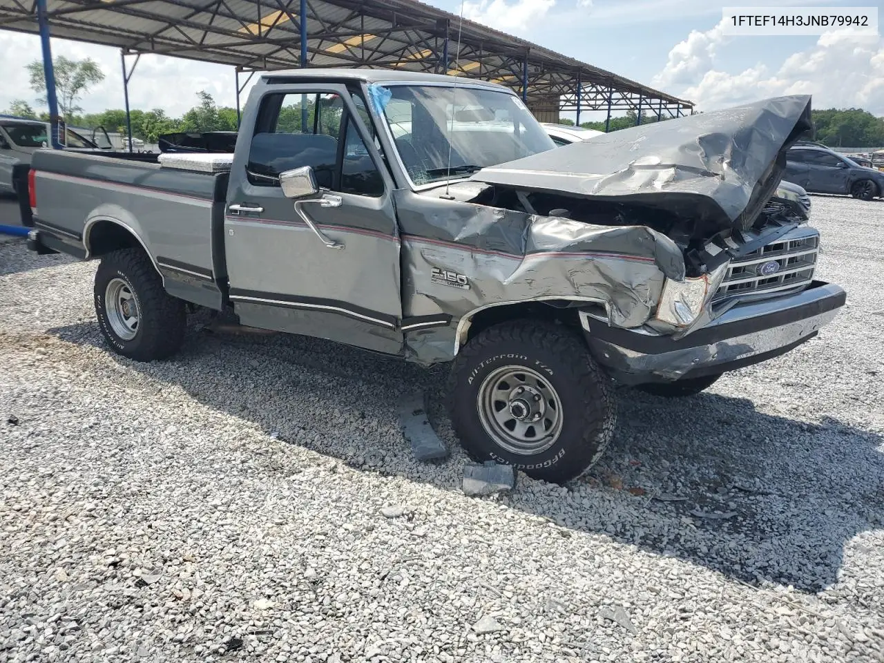 1988 Ford F150 VIN: 1FTEF14H3JNB79942 Lot: 54968665