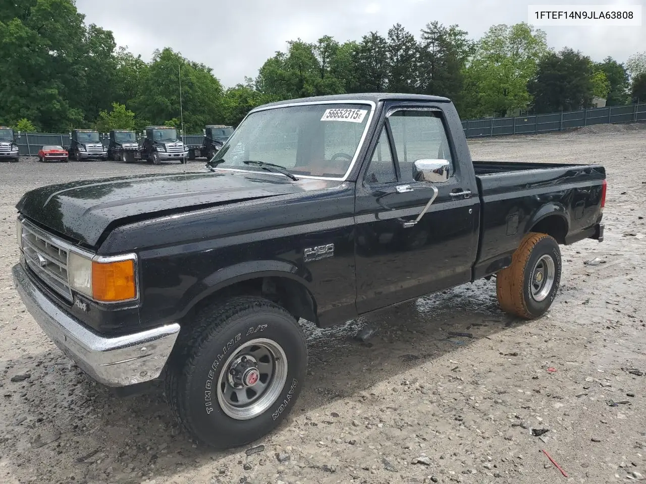 1988 Ford F150 VIN: 1FTEF14N9JLA63808 Lot: 56652315