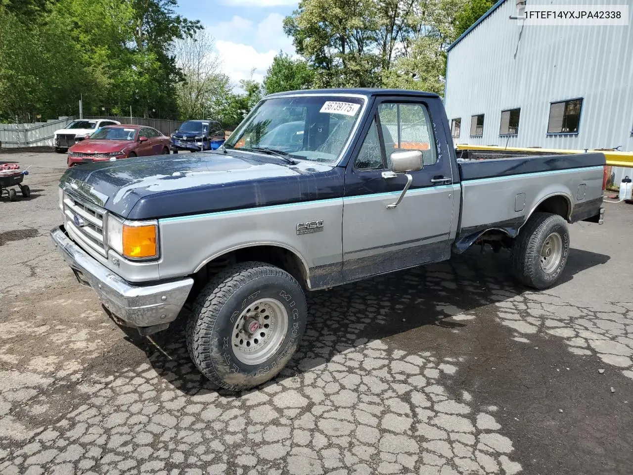 1988 Ford F150 VIN: 1FTEF14YXJPA42338 Lot: 56739775