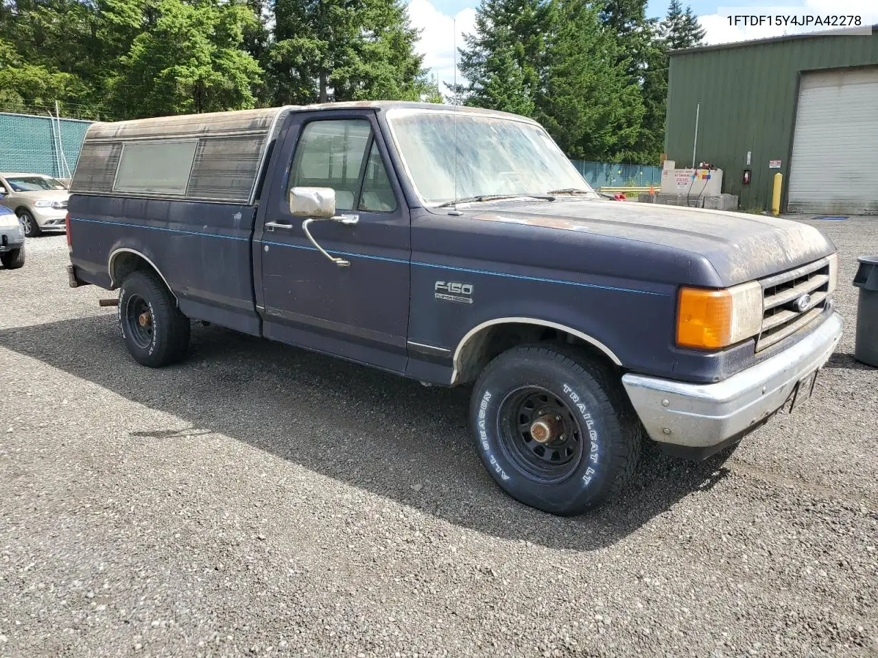 1988 Ford F150 VIN: 1FTDF15Y4JPA42278 Lot: 63690575