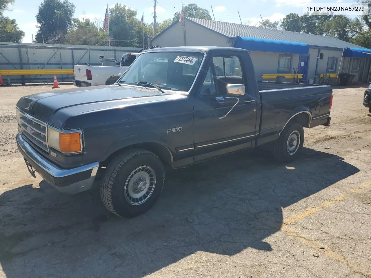 1988 Ford F150 VIN: 1FTDF15N2JNA57279 Lot: 72813464