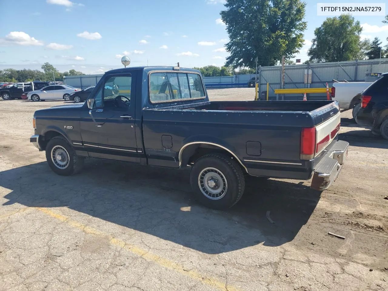 1988 Ford F150 VIN: 1FTDF15N2JNA57279 Lot: 72813464